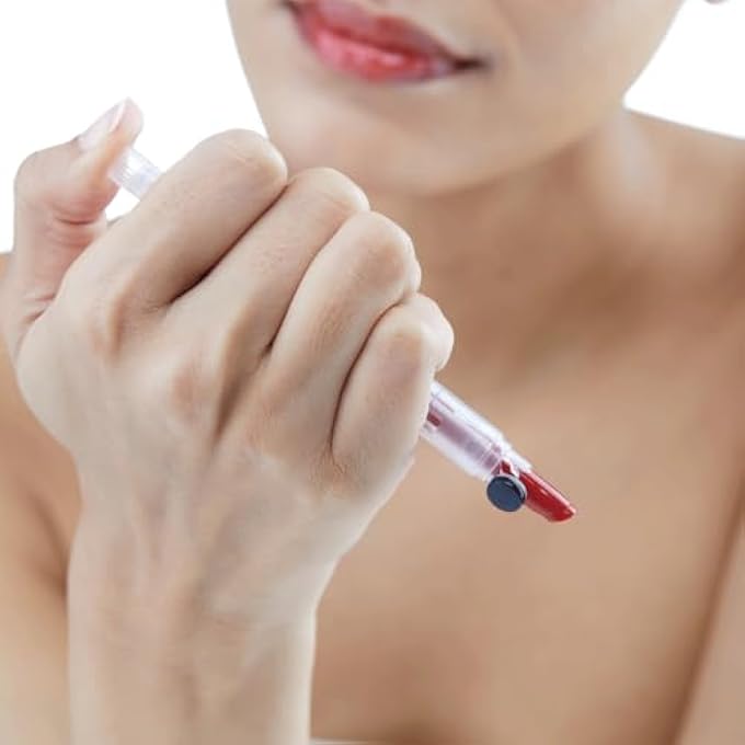 CLICKA ONE-TOUCH RETRACTABLE TINTED LIP BALM, MOISTURIZING LIP GLOSS WITH MENTHOL (REAL REDBERRY) KOREAN LIP CARE - Image 4
